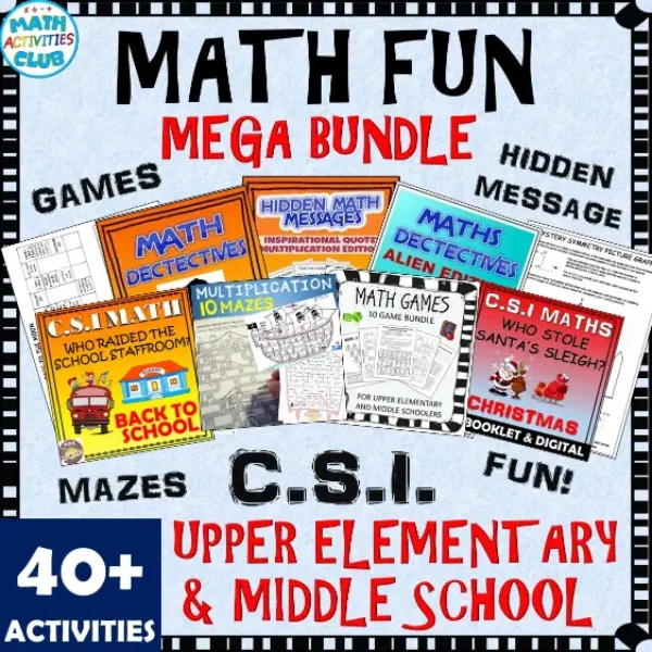 Mega Math Fun Activity Bundle