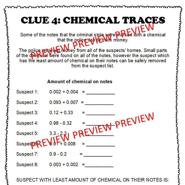 CSI Math Activity and Story Bundle - Image 4