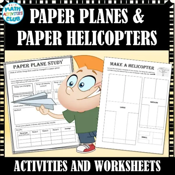 Paper Plane and Paper Helicopter Activities