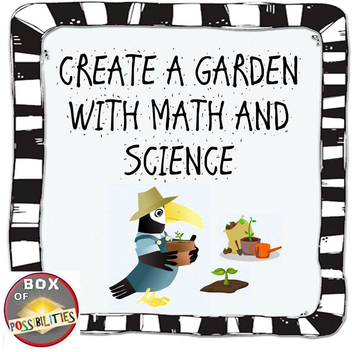 Need ideas for a school garden? Use math and science in your school garden project. This booklet gives instructions on how to combine math and science to design a garden with your students. Gardens are a great real life project which leads to a rich learning experience. Your elementary kids will love these activities as they learn about the biology of plants, calculate volume and area and create a budget for their garden. #schoolgarden #mathproject #garden #science #math #mathactivities