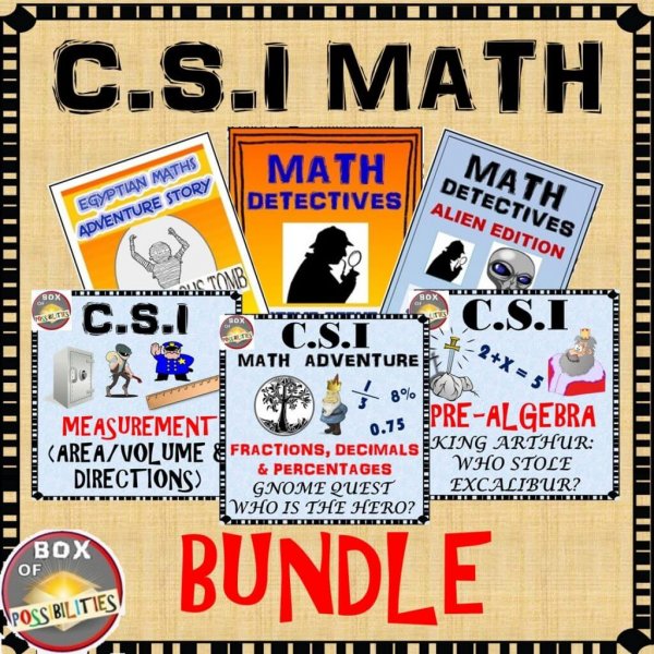 Teaching math to your students can be fun when you use these CSI math activities or worksheets. These CSI math activities will engage your elementary or middle school students as they use math to figure out who committed the crime. These math mysteries can be used as a review or fun classroom activity. #math #CSImath #elementary #mathactivities #middleschool #mathactivity #grade5 #grade6 #CSI #decimals #worksheets #activities #multiplication #mathmystery