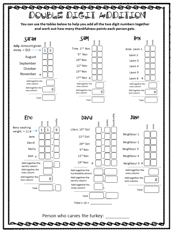 Thanksgiving Math Activity - Image 6