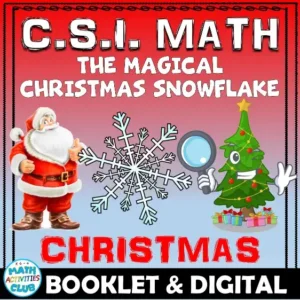 Christmas Math Activity: The Magical Christmas Snowflake!