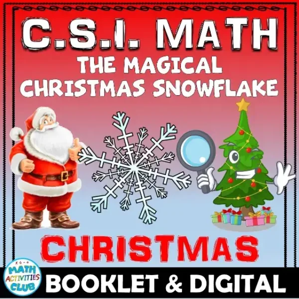 Christmas Math Activity: The Magical Christmas Snowflake!