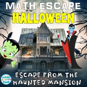 Halloween Math Escape Room: VulderFrank Haunted House. Halloween Math Mystery