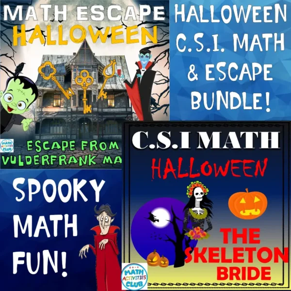 Halloween Math Activities Bundle of Fun!