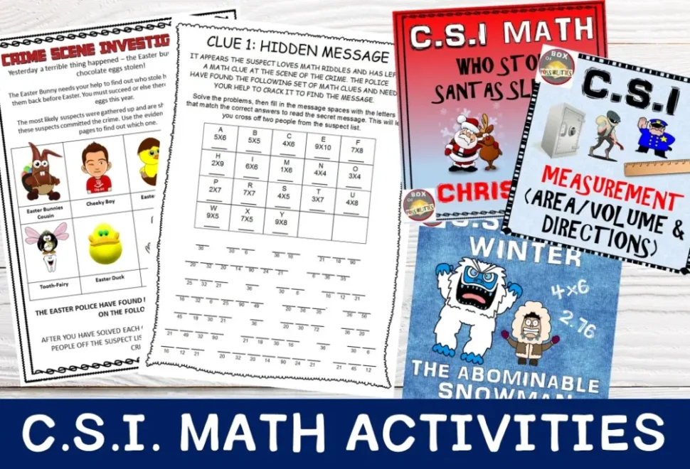 CSI Math Acitivites