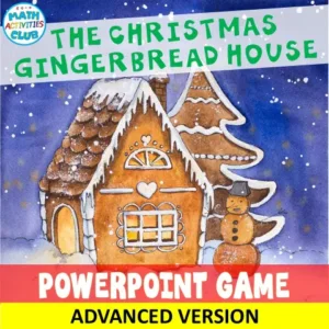 Christmas PowerPoint Math Game. Advanced Version.