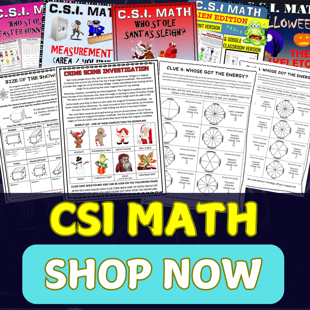 CSI Math Activities Shop