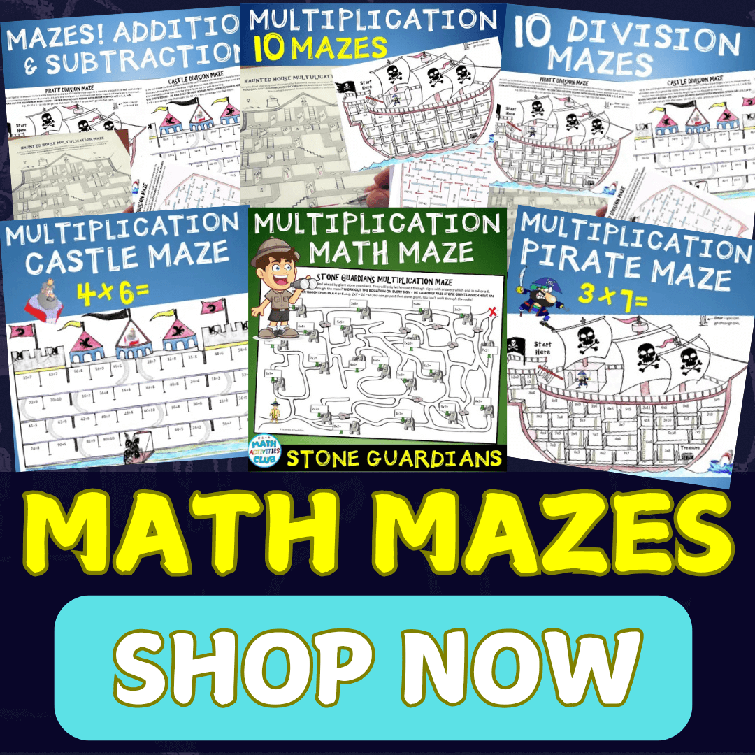 Math Mazes Shop