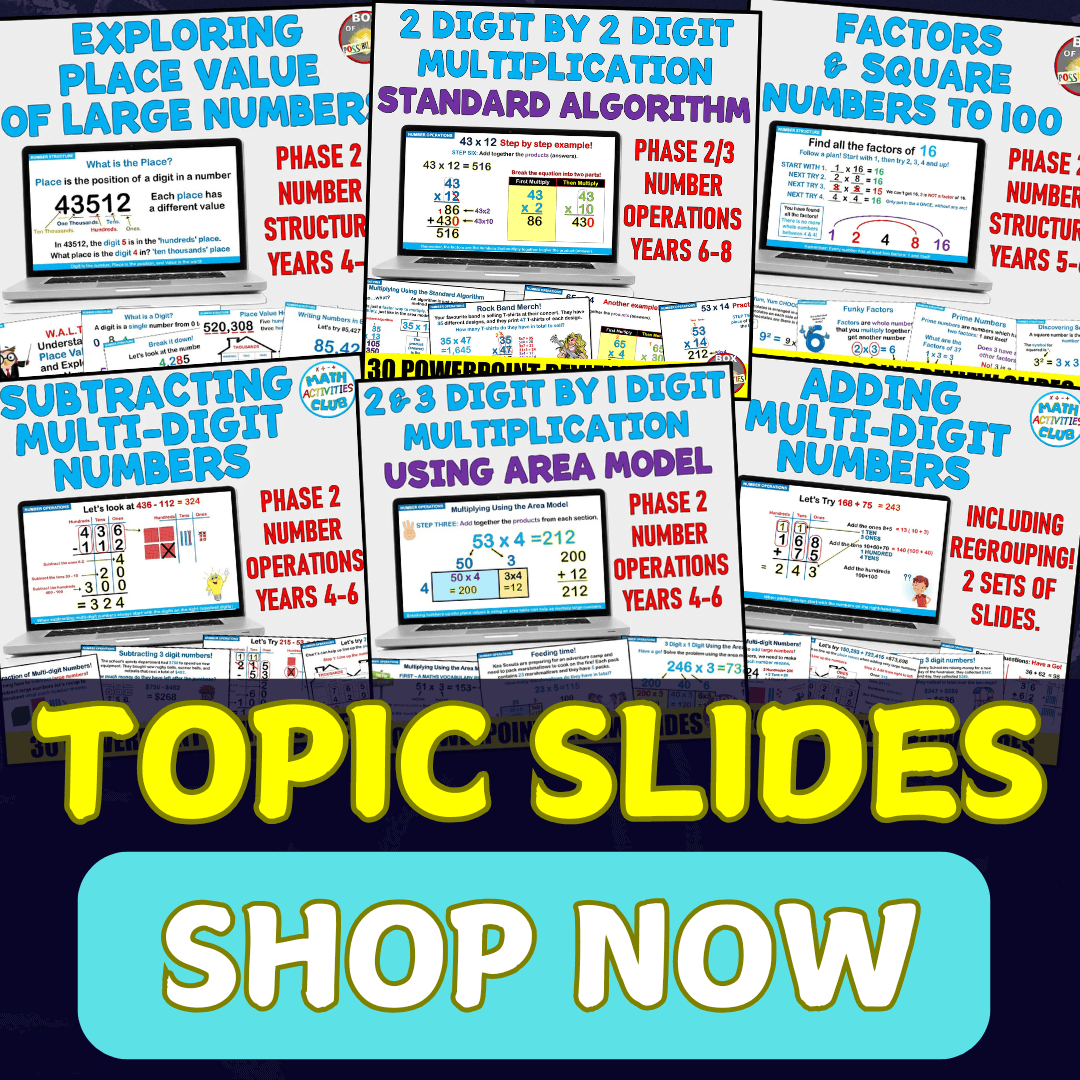 Math Slides Shop