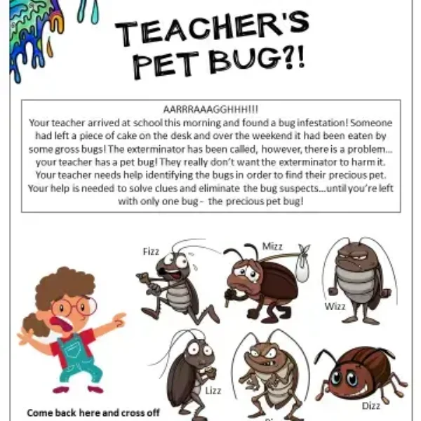 Numbers: Multi-Digit Addition & Multiplication. CSI Math. Teachers Pet Bug! Grade 3-4.